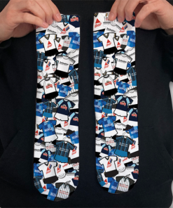Derby Retro Classic Kit Mash Socks