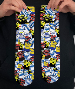 Huddersfield Retro Classic Kit Mash Socks