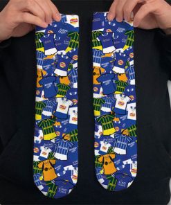 Leicester Retro Classic Kit Mash Socks