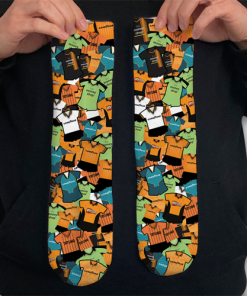 Wolves Retro Classic Kit Mash Socks