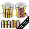 Burnley Away 1994 Personalised Retro Kit Mug
