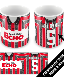 Cardiff Away 1993 Personalised Retro Kit Mug
