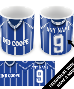 Leicester Home 1984 Personalised Retro Kit Mug