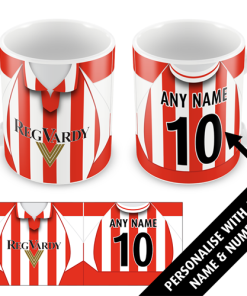 Sunderland Home 2002 Personalised Retro Kit Mug