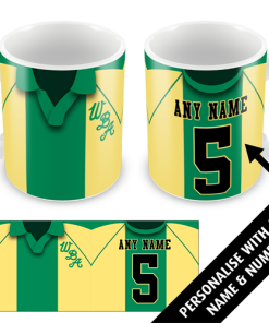 West Brom Away 1978 Personalised Retro Kit Mug