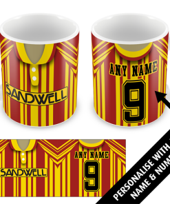 West Brom Away 1992 Personalised Retro Kit Mug
