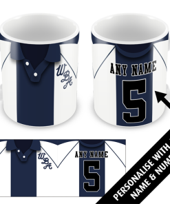 West Brom Home 1978 Personalised Retro Kit Mug