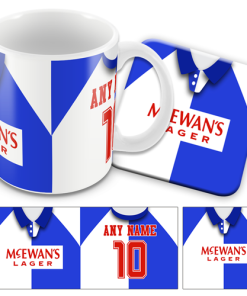 Blackburn Home 1995 Retro Kit Mug and Coaster Set