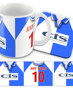 Blackburn Home 1998 Retro Kit Mug and Coaster Set