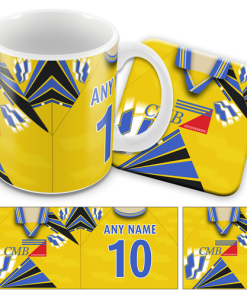 Cardiff Away 1997 Retro Kit Mug and Coaster Set