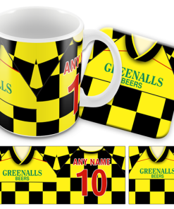 Huddersfield Away 1998 Retro Kit Mug and Coaster Set