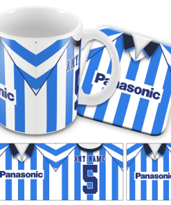 Huddersfield Home 1997 Retro Kit Mug and Coaster Set