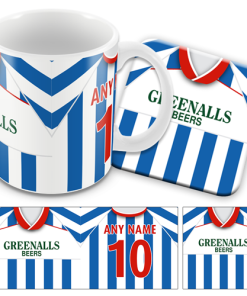 Huddersfield Home 1998 Retro Kit Mug and Coaster Set