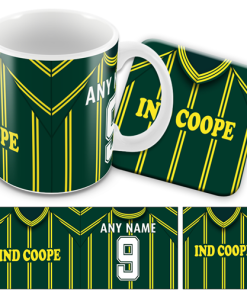 Leicester Away 1984 Retro Kit Mug and Coaster Set