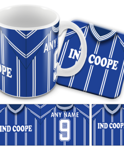 Leicester Home 1984 Retro Kit Mug and Coaster Set