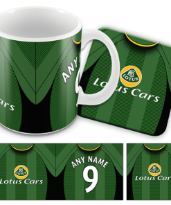 Norwich Away 2005 Retro Kit Mug and Coaster Set
