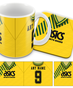 Norwich Home 1990 Retro Kit Mug and Coaster Set