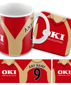 Portsmouth Away 2006 Retro Kit Mug and Coaster Set