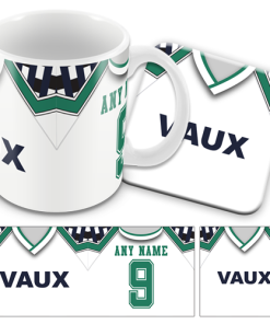 Sunderland Away 1991 Retro Kit Mug and Coaster Set
