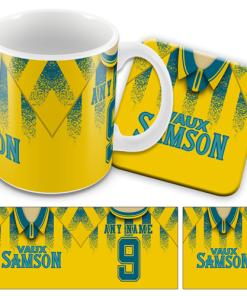 Sunderland Away 1996 Retro Kit Mug and Coaster Set