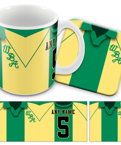 West Brom Away 1978 Retro Kit Mug and Coaster Set