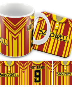 West Brom Away 1992 Retro Kit Mug and Coaster Set