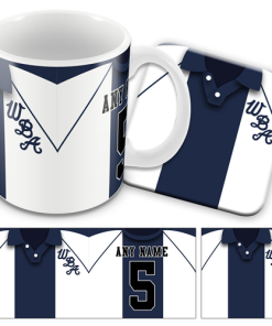 West Brom Home 1978 Retro Kit Mug and Coaster Set