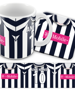 West Brom Home 2008 Retro Kit Mug and Coaster Set