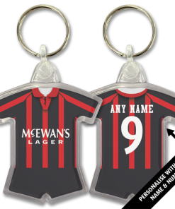 Blackburn Rovers Away 1995 Classic Kits Retro Shirt Keyring