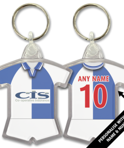 Blackburn Rovers Home 1998 Classic Kits Retro Shirt Keyring