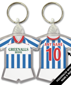 Huddersfield Home 1998 Classic Kits Retro Shirt Keyring