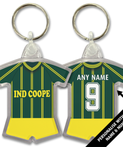 Leicester Away 1984 Classic Kits Retro Shirt Keyring