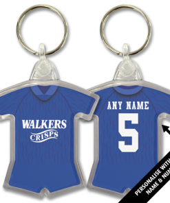 Leicester Home 1993 Classic Kits Retro Shirt Keyring
