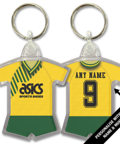 Norwich Home 1990 Classic Kits Retro Shirt Keyring