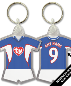 Portsmouth Home 2002 Classic Kits Retro Shirt Keyring