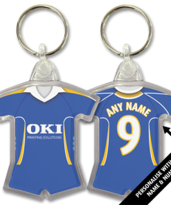 Portsmouth Home 2008 Classic Kits Retro Shirt Keyring