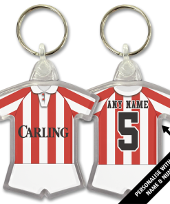 Stoke Home 1994 Classic Kits Retro Shirt Keyring