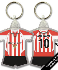 Sunderland Home 2002 Classic Kits Retro Shirt Keyring