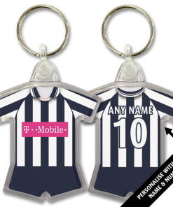 West Brom Home 2008 Classic Kits Retro Shirt Keyring