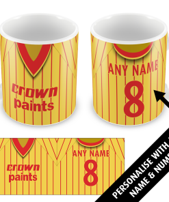 Liverpool Away 1982 Personalised Retro Shirt Mug Classic Kits