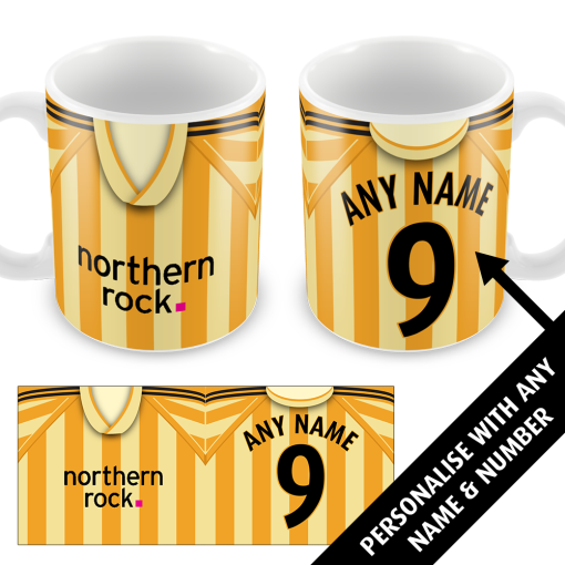 Newcastle Away 2009 Personalised Retro Shirt Mug Classic Kits