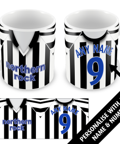 Newcastle Home 2003 Personalised Retro Shirt Mug Classic Kits