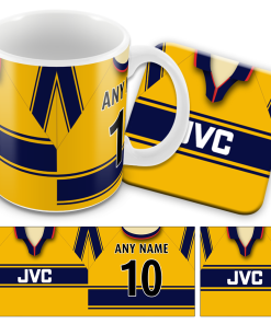 Arsenal Away 1997 Retro Kit Mug and Coaster Set