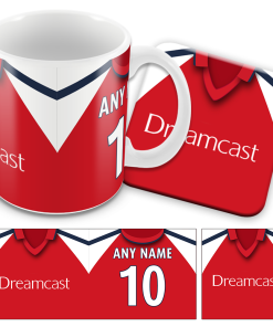 Arsenal Home 2000 Retro Kit Mug and Coaster Set