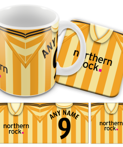 Newcastle Away 2009 Retro Kit Mug and Coaster Set
