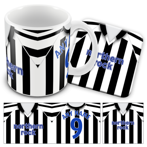 Newcastle Home 2003 Retro Kit Mug and Coaster Set