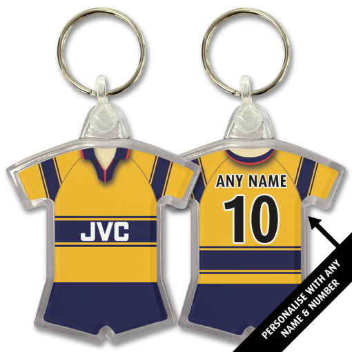 Arsenal Away 1997 Classic Kits Retro Shirt Keyring