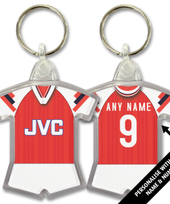 Arsenal Home 1992 Classic Kits Retro Shirt Keyring