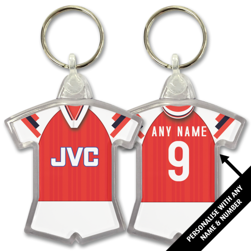 Arsenal Home 1992 Classic Kits Retro Shirt Keyring