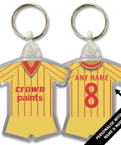 Liverpool Away 1982 Classic Kits Retro Shirt Keyring